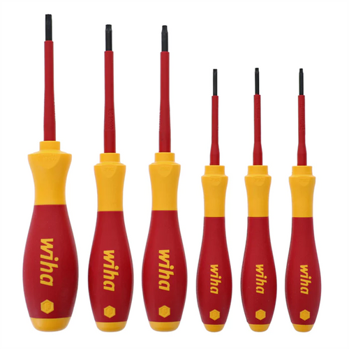 Wiha Tools 6 Piece Insulated SoftFinish Torx Screwdriver Set Wiha Tools 6 Piece Insulated SoftFinish Torx Screwdriver Set