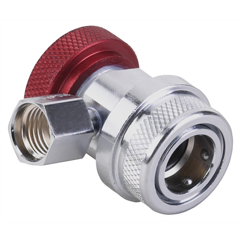 Robinair High-side manual coupler, red actuator for R-134a