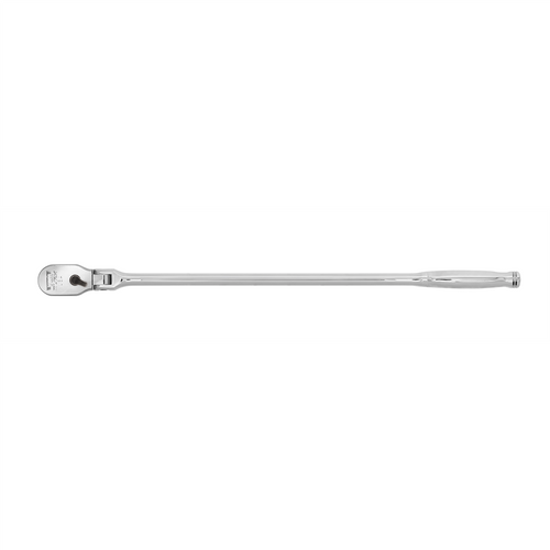 VIM Tools 1/2 Inch Drive 24 Inch OAL 90T Flex Head Ratchet - Usa Made Chrome