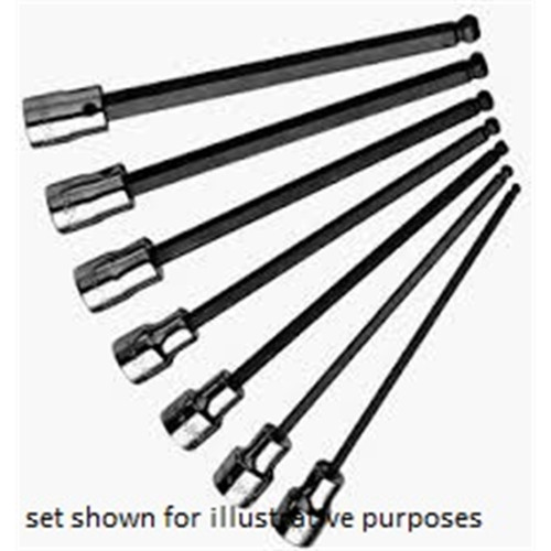 VIM Tools 3/16 Inch Ball Hex Blade, 3/8 Square Drive Holder, 6 Inch OAL