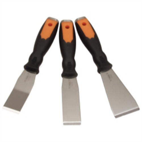 VIM Tools 3-Piece Stainless Steel Scraper Set VIM Tools 3-Piece Stainless Steel Scraper Set