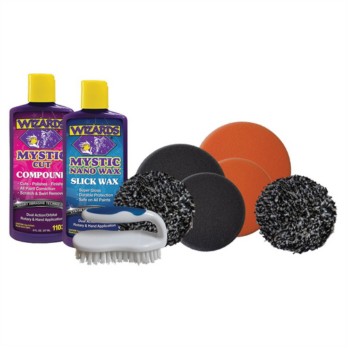 Wizards Products Wizards 12 DAPM12KIT 10-Piece Mini Polisher and SSR Kit Combo