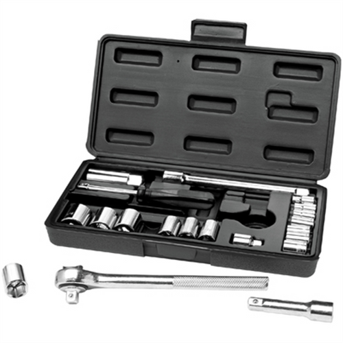 Wilmar Corp. / Performance Tool 21 Pc 1/4"&3/8" Dr SAE Skt Set Wilmar Corp. / Performance Tool 21 Pc 1/4"&3/8" Dr SAE Skt Set