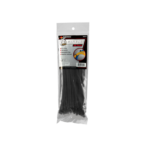 100 Pc 8" Cable Tie Set Black 100 Pc 8" Cable Tie Set Black