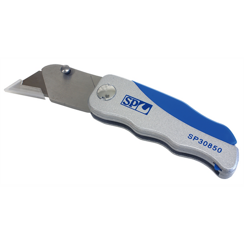 SP Air Corporation FOLDING LOCK-BACK UTILITY KNIFE SP Air Corporation FOLDING LOCK-BACK UTILITY KNIFE