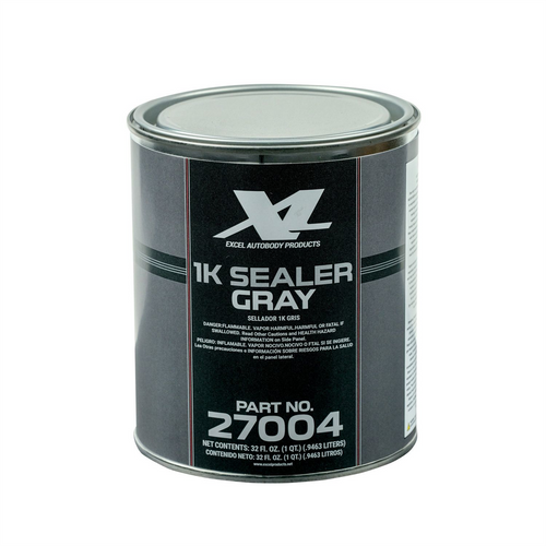 Excel Auto Body Products 1K Sealer, Gray, Quart