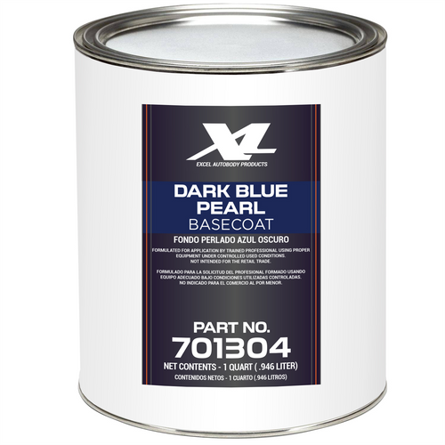 Excel Auto Body Products DARK BLUE PEARL B/C QT.
