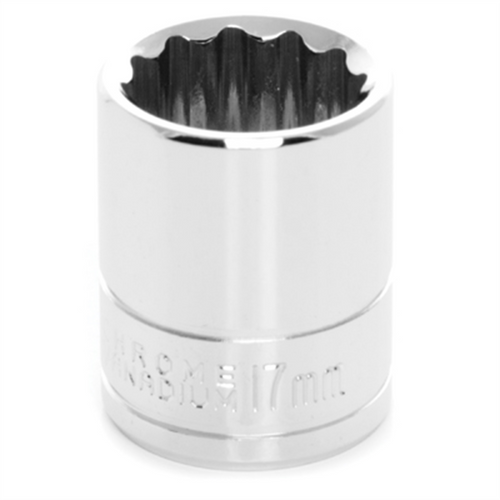 Wilmar Corp. / Performance Tool 3/8" Dr 12pt Stndrd Sckt 17mm