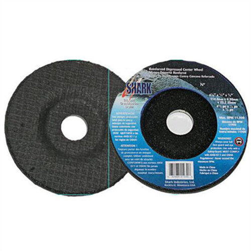Shark Industries 4"x1/4"x 5/8" Deprs Cntr/25pk