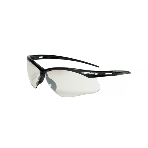 Jackson Safety Jackson Safety - Safety Glasses - SG Series - Indoor/Outdoor Lens - Black Frame - Hardcoat Anti-Scratch - Indoor/Outdoor Jackson Safety Jackson Safety - Safety Glasses - SG Series - Indoor/Outdoor Lens - Black Frame - Hardcoat Anti-Scratch - Indoor/Outdoor