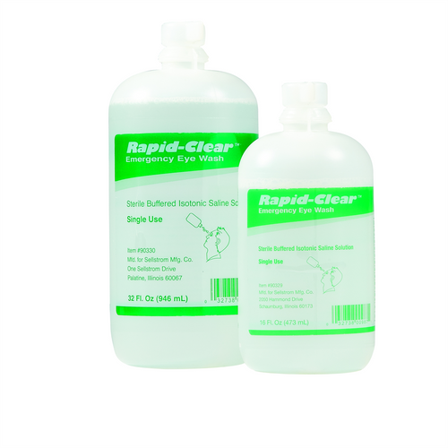 Sellstrom Sellstrom - 16 oz Replacement Bottles for Rapid-Clear eyewash bottle station Sellstrom Sellstrom - 16 oz Replacement Bottles for Rapid-Clear eyewash bottle station