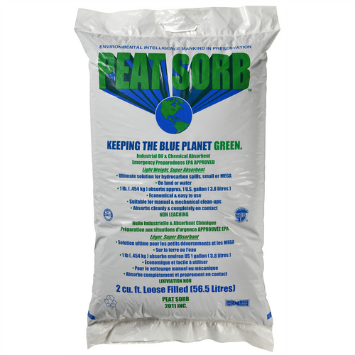 ZEP Peat Sorb  absorbent; 1 Each for 2 cu/ft.