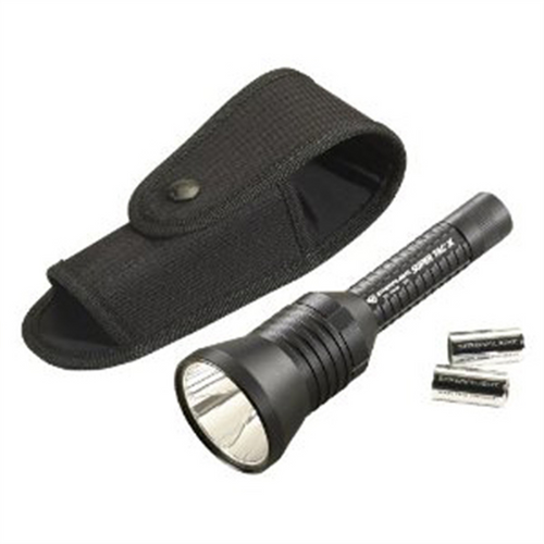 Streamlight SUPER TAC X W/BATTERIES/HOLSTER. BLACK