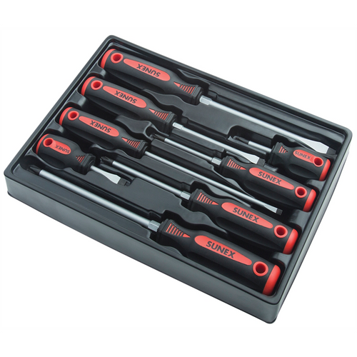 SUNEX 8-Piece Combination Screwdriver Set SUNEX 8-Piece Combination Screwdriver Set