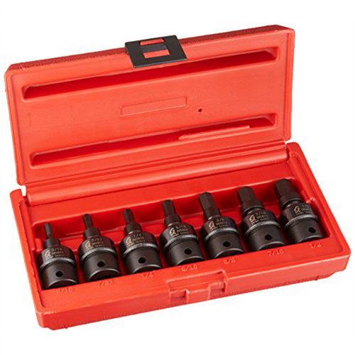 SUNEX SOC 3/16 3/8D IMP UNIV HEX