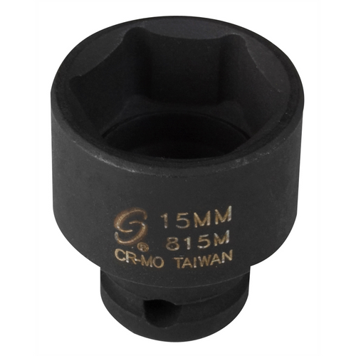 SUNEX SOC 15MM 1/4D IMP 6PT