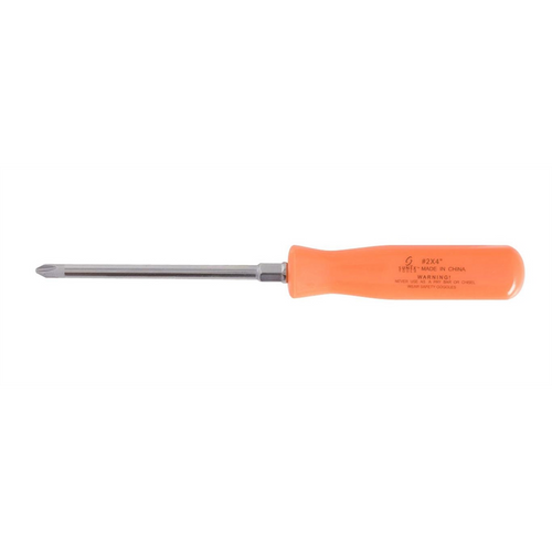Sunex 1/4" x 4" Neon Orange Screwdriver