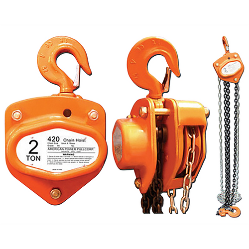 American Power Pull 2 TON CHAIN BLOCK / HOIST