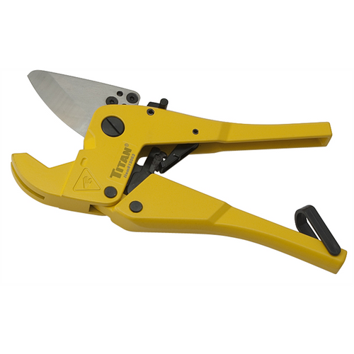 TITAN RATCHETING PVC PIPE CUTTER TITAN RATCHETING PVC PIPE CUTTER