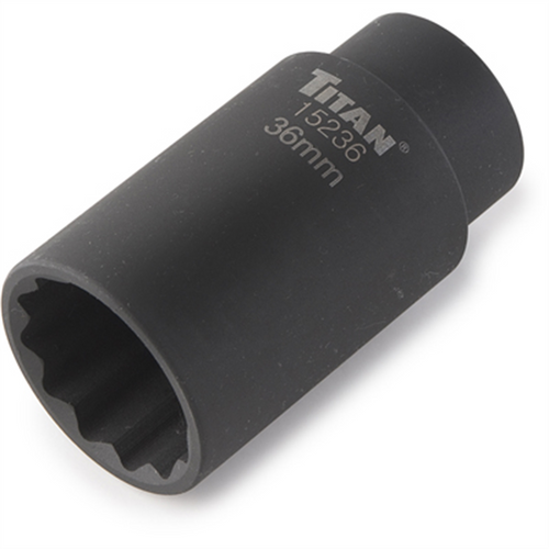TITAN 36MM 1/2" DR 12PT AXLE NUT SKT