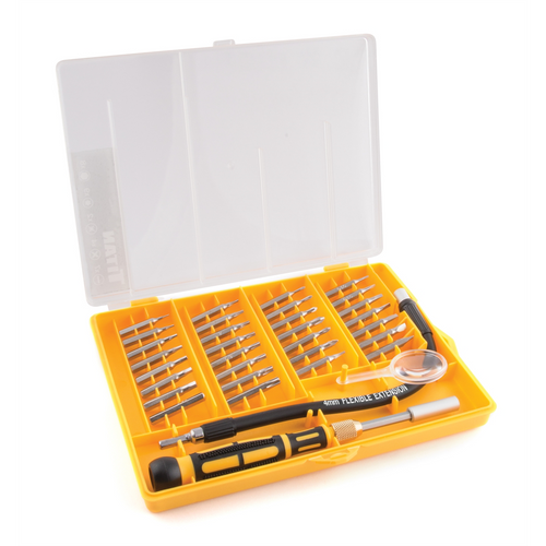 TITAN 33 Pc. Multi-Bit Precision Screwdriver Set TITAN 33 Pc. Multi-Bit Precision Screwdriver Set