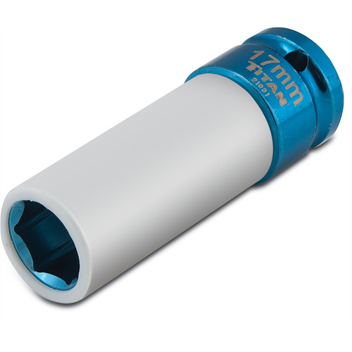 TITAN 17MM 1/2" DR LUG NUT SOCKET