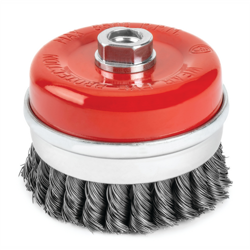 Titan 4 in. Knotted Wire Cup Brush Titan 4 in. Knotted Wire Cup Brush