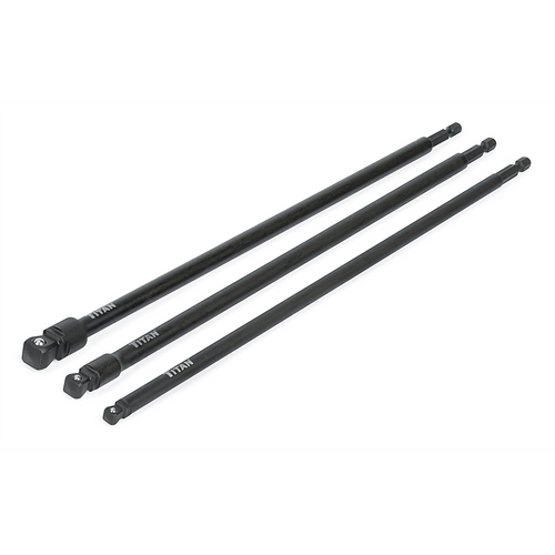 TITAN 3-PC 12" WOBBLE SOCKET ADAPTER SE