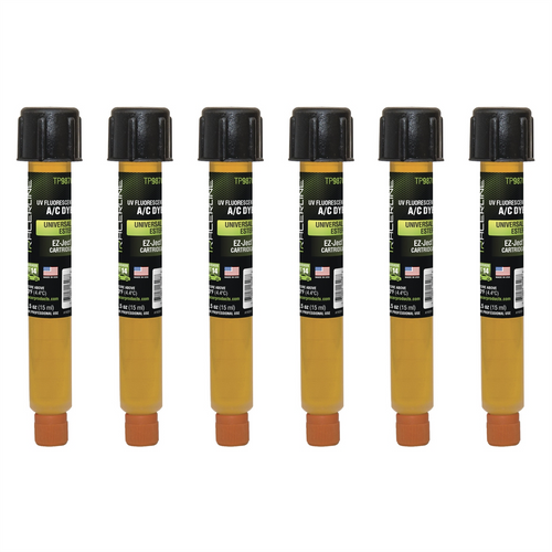 Tracer Products (6) 0.5 oz (15 ml) universal/ester EZ-Ject A/C dy