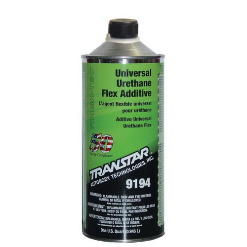 Transtar Autobody Products 9194 Universal Urethane Flex Additive, 1 qt Can, Clear, Liquid