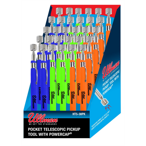 Ullman Devices Corp. 30 Pc. Pocket Magnetic Pick Up Tool Display