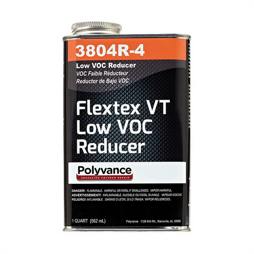 Urethane Supply Co. Polyvance 3804R-4 Low VOC Reducer, 1 qt Can, Liquid, Clear