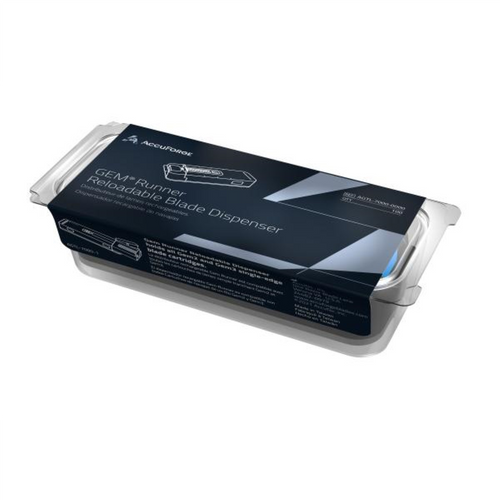 AccuTec Pro AccuTec Pro Ergo Single Edge Hand Scraper with 5 Blades, Black (5CD/CT, 8CT/CA)