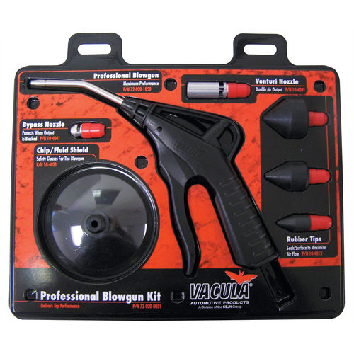 Vacula 7 PC PROFESSIONAL BLOW GUN KIT