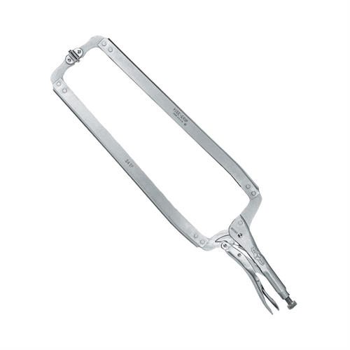 Vise Grip 24SP - 10 Inch Swivel Pads Long Reach C-Jaws Locking Clamp