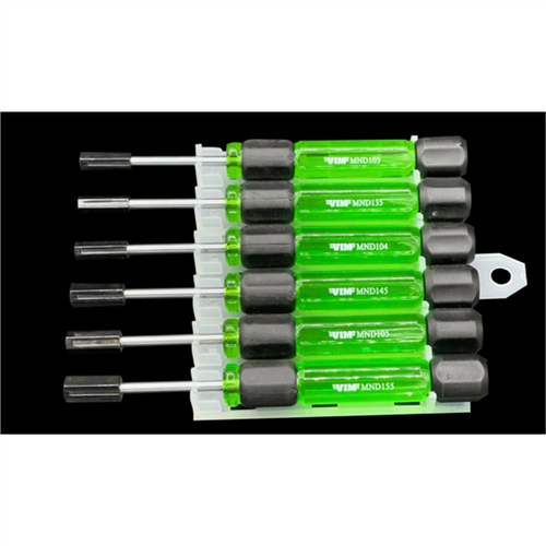 VIM Tools 6 Piece Miniature Nut Driver Set - Metric