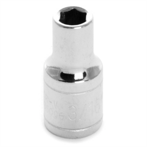 Wilmar Corp. / Performance Tool 1/4'' Dr 6pt Std. Socket 3/16"
