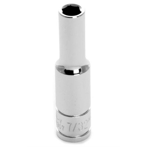 Wilmar Corp. / Performance Tool 1/4'' Dr 6pt Deep Socket 7/32"