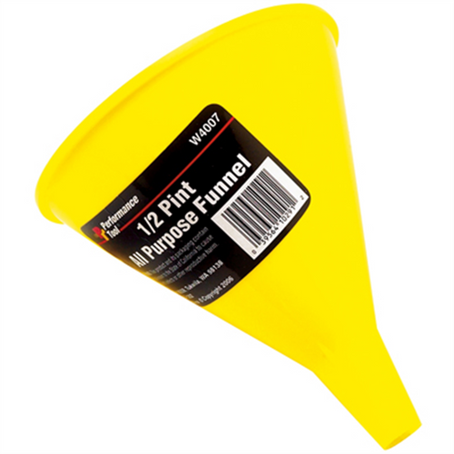 Wilmar Corp. / Performance Tool 1/2 PINT ALL PURPOSE FUNNEL