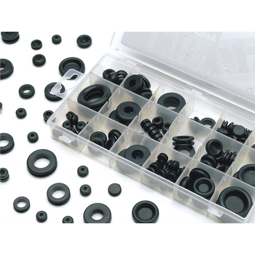 Wilmar Corp. / Performance Tool 125 PC RUBBER GROMMET HARDWARE KIT Wilmar Corp. / Performance Tool 125 PC RUBBER GROMMET HARDWARE KIT