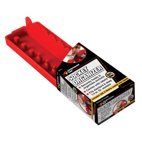 Wilmar Corp. / Performance Tool 1/4" Dr. Socket Tray Holder