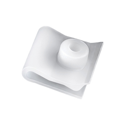 AUVECO 21017 U-Nut, M4.8 mm Screw, Nylon, White