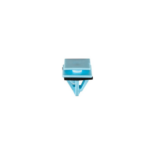 AUVECO 21321 Molding Clip, (16 x 18 mm Top x 18 x 20 mm Bottom) Head, Nylon, Blue
