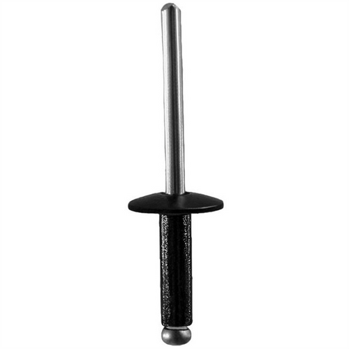 AUVECO AP14127 Rivet, 3/16 in Dia x 3/8 to 1/2 in Grip Range, Aluminum Rivet/Mandrel, Black