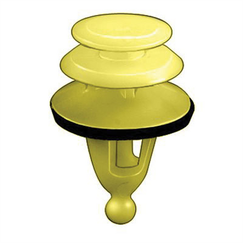 AUVECO AP18930 Triple Head Trim Panel Retainer, (13 mm Dia Top x 18 mm Dia Bottom) Head x (9 mm Dia x 18 mm L) Stem