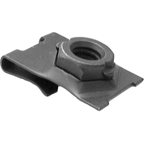 AUVECO AP5586 J-Type Cage Nut, 1/4 in - 20 TPI Screw x 1/2 in Center of Hole to Edge, Phosphate