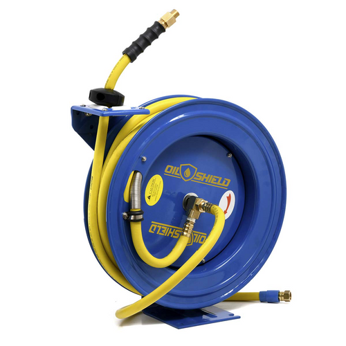 BluBird BluBird OS Air Hose on 18 Gauge Heavy Duty Reel 1/