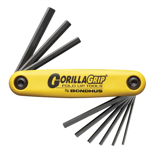 Bondhus Corp. HEX GORLIIAGRIP FOLD UP SET SIZES 5/64 THRU 1/4" Bondhus Corp. HEX GORLIIAGRIP FOLD UP SET SIZES 5/64 THRU 1/4"
