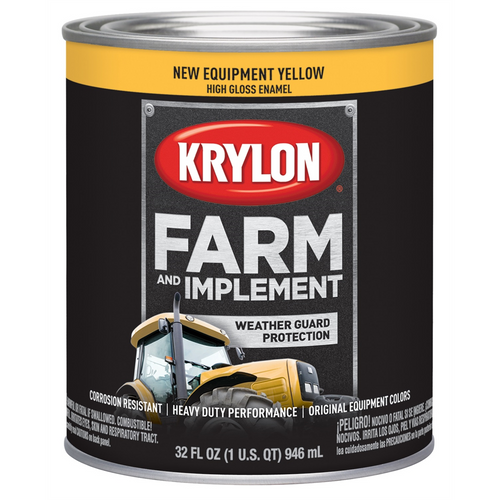 Krylon New Equipment Cat Yellow 32 oz. Quart Krylon New Equipment Cat Yellow 32 oz. Quart