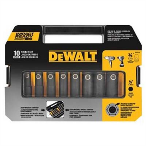 DeWalt 10pc 3/8" Socket Set